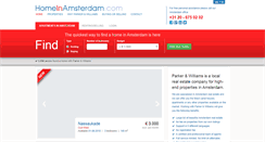 Desktop Screenshot of homeinamsterdam.com